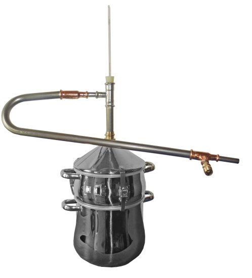 (Bild für) DESTILLIERMEISTER E-1405 Plus - Destille für Ätherische Öle und für Alkohol - zum Schließen ins Bild klicken