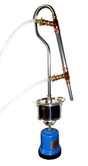 (Bild für) Legale Hobby Destille für Deutschland aus Edelstahl mit Gas ECO - anmeldefrei - zum Schließen ins Bild klicken