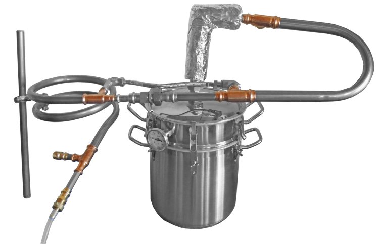 (Bild für) DESTILLIERMEISTER-JUNIOR-E2307 Premium - Destille für Ätherische Öle optimiert - zum Schließen ins Bild klicken