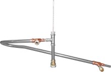 (Bild für) Edelstahl-Leistungskühler,105 cm Kühllänge, für die Destillation von Ätherischen Ölen