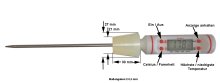 (Bild für) Schnelles Digital-Thermometer zum Destillieren, Silikonstopfen Ø 21-27 mm